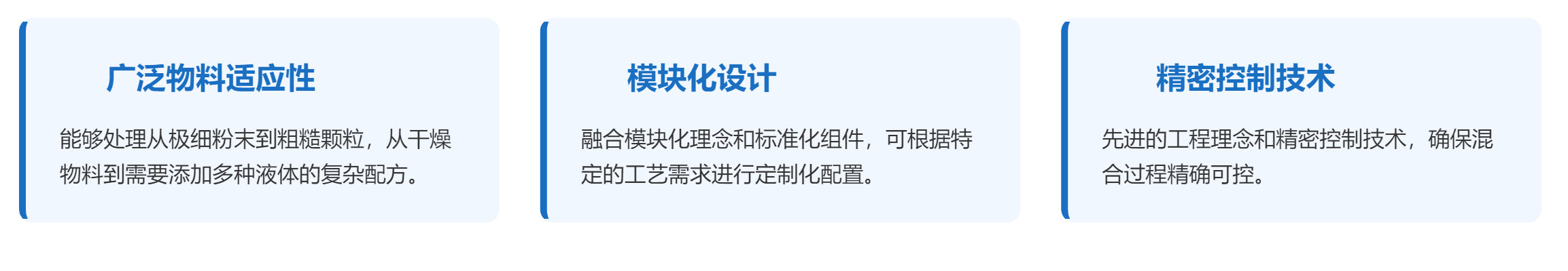 科尼樂連續(xù)式混合機(jī)產(chǎn)品特點